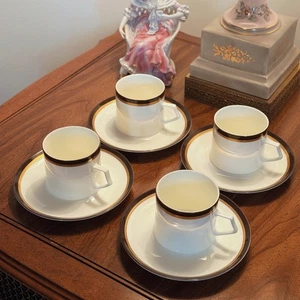 Mikasa Goldring A5-178 Bone China Cup & Saucer Set Japan 1977-1986 Vintage - Picture 1 of 6