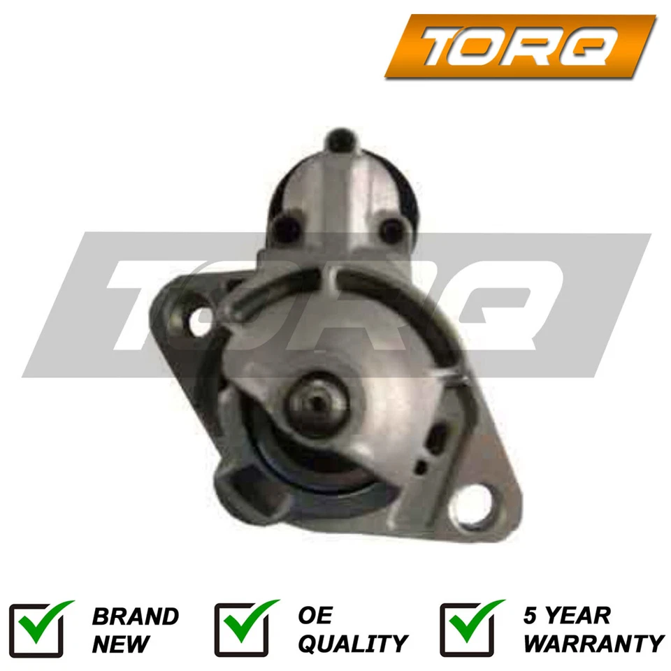 Torq Starter Motor Fits Audi A4 1995-2006 A6 1997-2005 A8 1996-2006 - Image 1 of 1