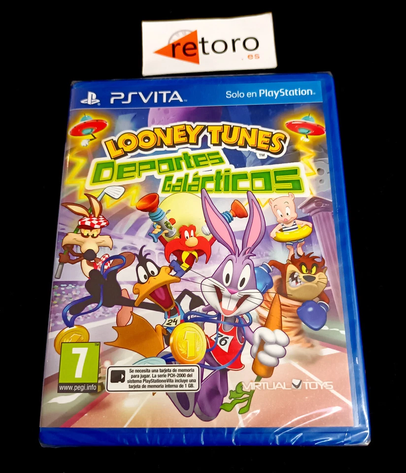 LOONEY TUNES DEPORTES GALACTICOS Sony ps vita PSVita Pal España New Sealed PSV - Imagen 1 de 2