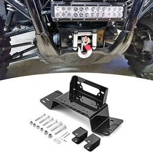 WEISEN Steel Winch Mount Bracket Black For 2014-2025 HONDA PIONEER 700 700-4 - Picture 1 of 7