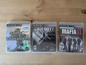Playstation 3 Games. Mafia 2, Call Of Duty Black Ops 2, Darksiders - Picture 1 of 2