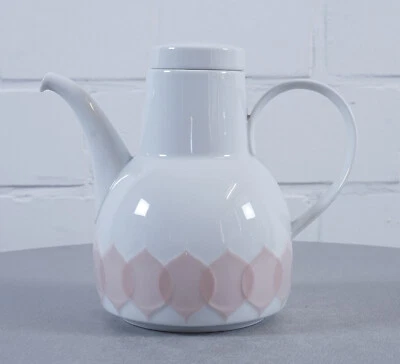 Rosenthal Lotus Cafetera Jarra Rosa Gravado Rosado Björd Wiinblad Vintage Foto 1 de 4