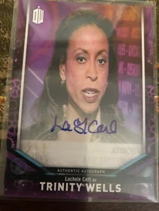 Topps Doctor Who Autograph Card Lachele Carl As Trinity Wells - Picture 1 of 1