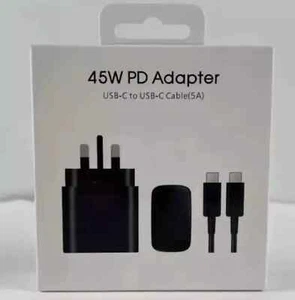 45W Super Fast Charger Adapter Plug & Cable For Samsung Galaxy S24 S25 UK - Photo 1/16