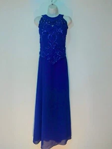 NEU Kleid Glitzer Größe 12 Marsoni Farbe Blau SCHNELLER VERSAND - Bild 1 von 6