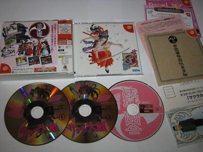 Sakura Wars 1 HDR-0072 Sega Dreamcast Japan import +trading cards reg US Seller - Image 1 of 4