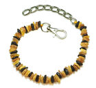 Tick collar - untreated amber approx. 38 - 47 cm