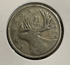 1939 Canada 25 Cents 80% Silver Coin