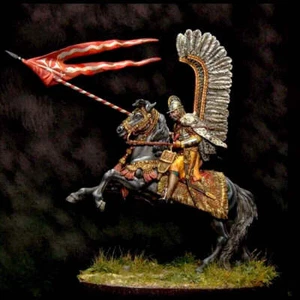 Kit Modelo Resina 1/24 Batalla de Viena Jinete Húsar Polaco 1683 Sin Pintar - Imagen 1 de 4