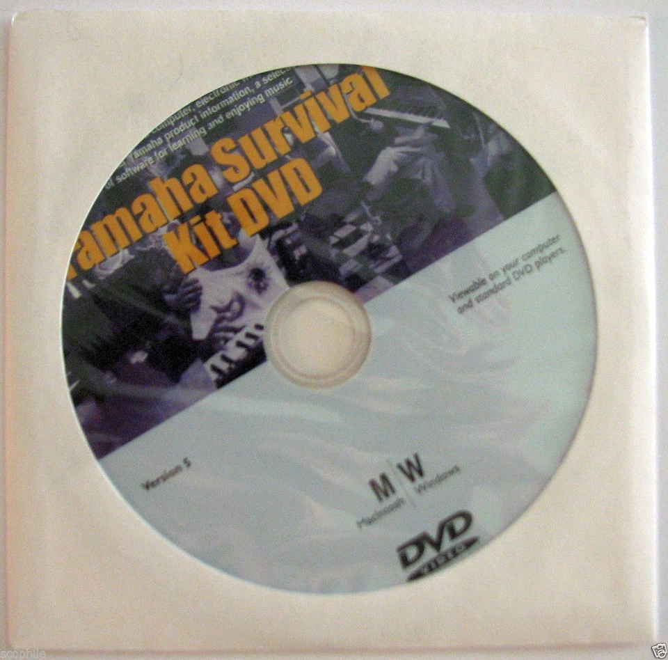 Yamaha Survival Kit DVD New Never Used, for Your Computer or DVD - Image 1 of 1