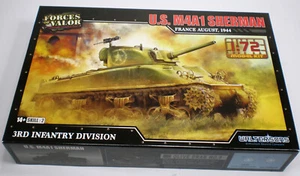 1/72 Scale US WWII M4A1 Sherman Tank, 1944, Forces Of Valor - Picture 1 of 9