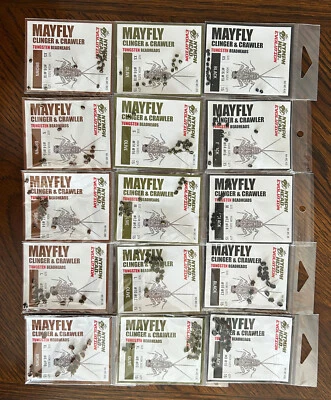 EVOLUTION - CADDIS Nymph Head - Mayfly Clinger/Crawler Tungsten Beadheads- Flymen Fishing