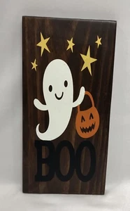 Rustic Wood Sign "Halloween" Family Home Decor - Picture 1 of 1