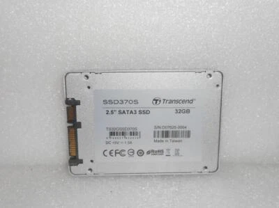 Transcend SSD370S 32GB 2.5" SATA 6Gbs SSD Solid State Drive - Image 1 of 3