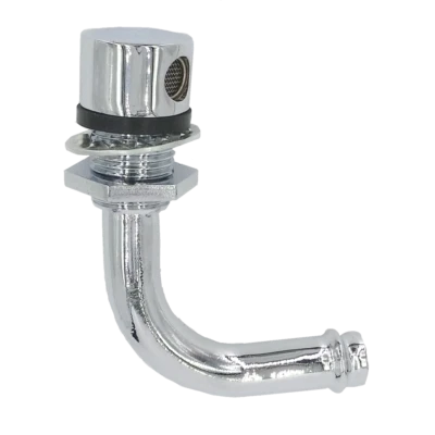 90 Degree Thru Hull Vent -5/8" Hose - Boat Fuel Tank - Chrome Plated - OEM Part - Image 1 of 4