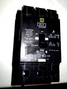 Square D EGB34060 50A 277/480V Circuit Breaker - Picture 1 of 1