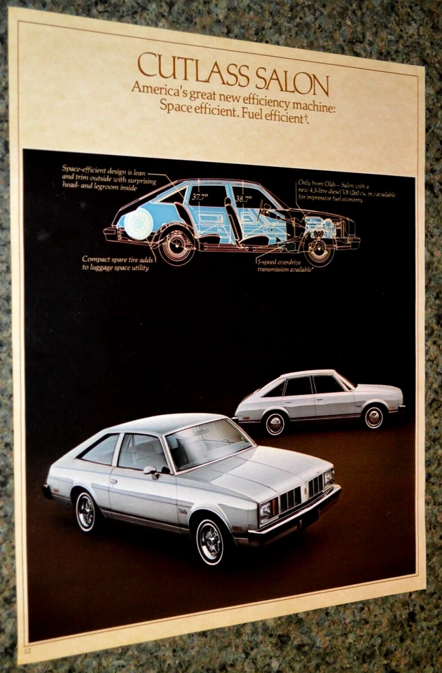 1979 OLDSMOBILE CUTLASS SALON ORIGINAL DEALER ADVERTISEMENT PRINT AD 79 - Image 1 of 1