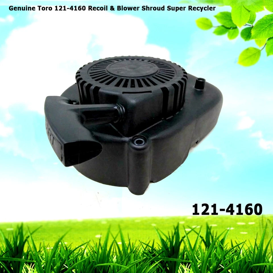 Genuine Toro 121-4160 Recoil & Blower Shroud Super Recycler Bagger - Image 1 of 4