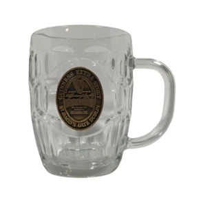 Taza de cerveza con hoyuelos Guinness Extra Stout 5 pulgadas 10 FL oz jarra vaso con mango - Imagen 1 de 12