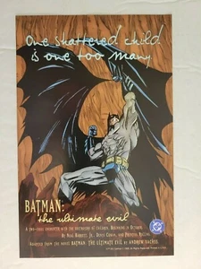 Batman The Ultimate Evil Promo Flyer 1995 DC Comics COMBINA ENVÍO Y AHORRA - Imagen 1 de 2