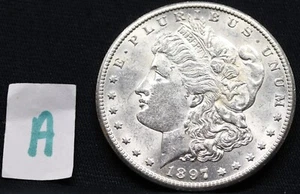 1897-S Morgan 90% Silver Dollar A - Picture 1 of 24