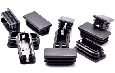 ALLTRADE SUPPLY INC 1" x 2" Rectangle Tubing Plug Tubing End Cap Rectangular Plug Cap 8 Plug Pack