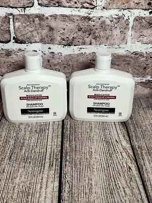 Lot Of 2 Neutrogena Scalp Therapy Anti-Dandruff Scalp Build-Up Shampoo 12oz - Image 1 of 4