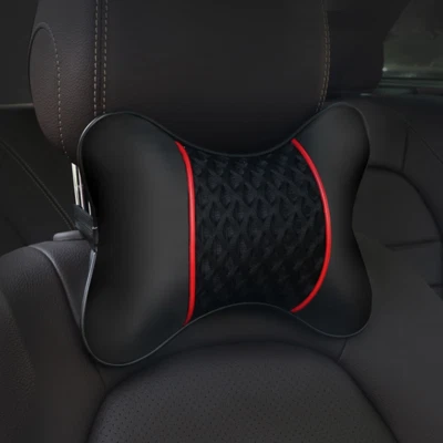 Un par de almohadas transpirables para el cuello reposacabezas de asiento cojín para todos los vehículos Foto 1 de 4