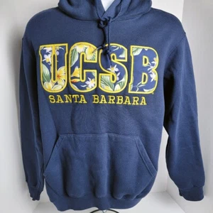 Vintage 90s UCSB - University of Santa Barbara Tropical Hoodie - Medium - Picture 1 of 4