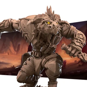 Dragonborn Rogue Assassin Male Dragon - Bite the Bullet Fantasy D&D Miniature - Picture 1 of 6