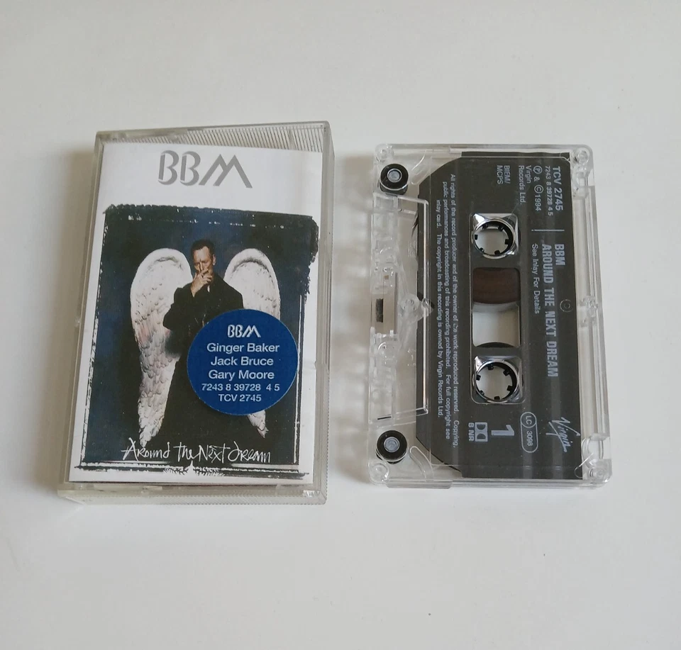 BBM AROUND THE NEXT DREAM CASSETTE TAPE JACK BRUCE GINGER BAKER GARY MOORE 1994 - Image 1 of 1
