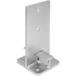 Fence Base Support Brackets Concealed Shoe Pergola, Posts, Bolt Down Feet - Picture 1 of 22