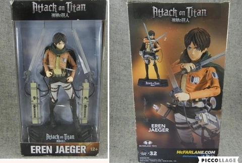 Attack on Titan Eren Jaeger Action Figure McFarlane Toys Color Tops #32 Anime Cover