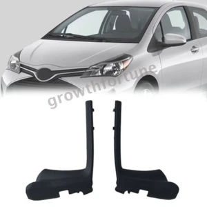 Pair Front Windshield Wiper Side Cowl Extension Cover For Toyota Yaris 2015-2017 - Picture 1 of 8