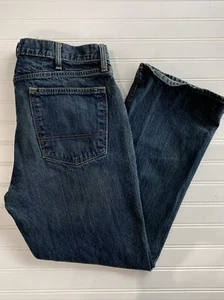 Arizona Jeans Mens 38x30 Original Bootcut Dark Wash Denim Blue 100% Cotton - Picture 1 of 10