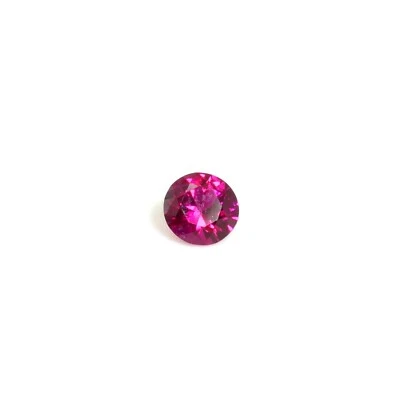 0.17 Ct Natural Ruby Round Cut Heated Gemstone from Myanmar - Image 1 of 4