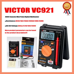 VICTOR VC921 DMM Integrated Personal Handheld Pocket Mini Digital Multimeter ⊕IK - Picture 1 of 6