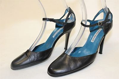 Zapatos de salón 6M, Mary Jane zapatos de tacón alto charles david zapatos de diseñador negros usados en excelente estado Foto 1 de 4