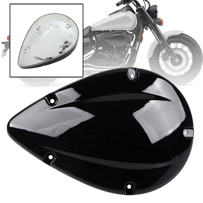 Cubierta de filtro limpiador de admisión de aire negro brillante para Honda Shadow Aero RS Phantom 750 Foto 1 de 4