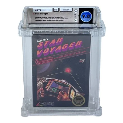 New NES Star Voyager Sealed WATA 9.0 Factory Sealed Graded Nintendo Game 1987 - Image 1 of 4