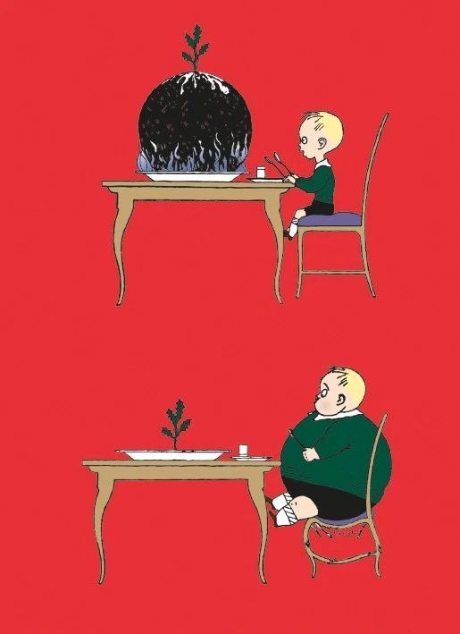 MUSEUMS & GALLERIES V&A Pudding Boy Pack of 8 Christmas Cards