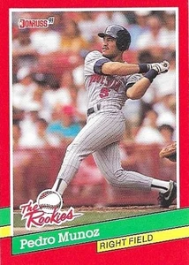 1991 Donruss The Rookies - Pedro Munoz #21 (RC) - Picture 1 of 2