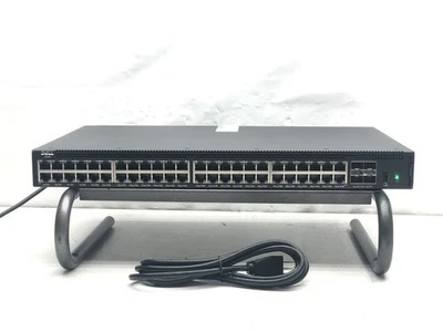 Dell Networking X1052 48 Port Gigabit PoE+ Ethernet Switch w/ Power Cable - Image 1 of 4