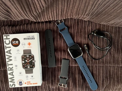 ICE SMARTWATCH schwarz/navy/silber 1.85“ HD - Bild 1 von 4