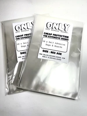 Comic Book Reg age Bags And Boards X 10 new Self Adhesive For Modern Books