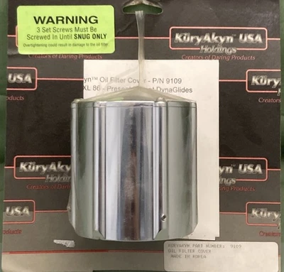 NUEVA CUBIERTA FILTRO ACEITE KURYAKYN 9109 PARA '92-98 BIG TWIN Foto 1 de 2