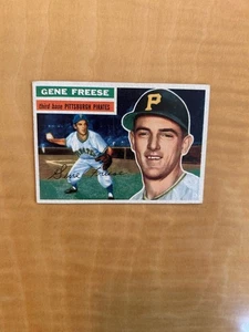 1956 TOPPS BASEBALL #46 GENE FREESE!! WHITE BACK!! NICELY CENTERED! $1 SHIPPING! - Picture 1 of 2