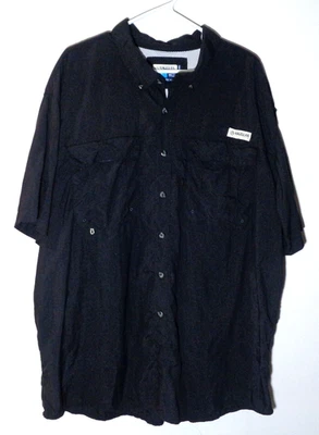 Men's Black, Nylon, Short Sleeve Fishing/Hiking Shirt by Magellan-Size 2XL - Image 1 of 4