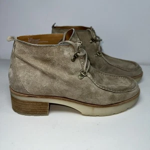 Kork-Ease Wales Boots Womens Sz 9.5 M Tan Suede Lace Up Ankle Booties KE0013955 - Picture 1 of 9