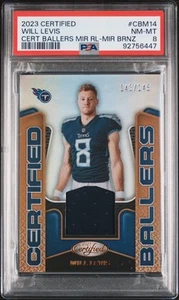 Ballers certificados Will Levis 2023 Panini/149 rojos PSA 9 - Imagen 1 de 3
